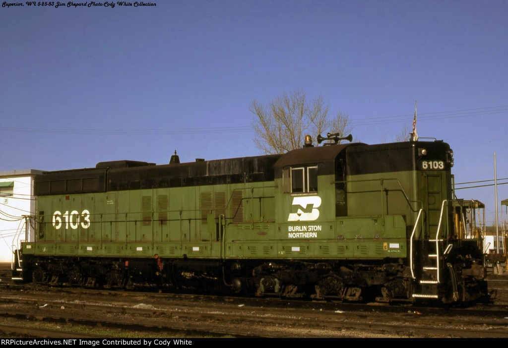 Burlington Northern SD9 6103